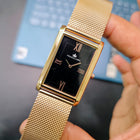 Franklord The Indian Tank – Rose Luxe | Slim Rose Gold Rectangular Watch for Men
