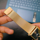 Franklord The Indian Tank – Rose Luxe | Slim Rose Gold Rectangular Watch for Men