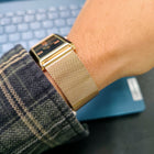 Franklord The Indian Tank – Rose Luxe | Slim Rose Gold Rectangular Watch for Men