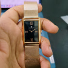 Franklord The Indian Tank – Rose Luxe | Slim Rose Gold Rectangular Watch for Men