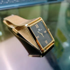 Franklord The Indian Tank – Rose Luxe | Slim Rose Gold Rectangular Watch for Men