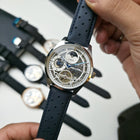 Franklord Navigator Azure - Dual Time Automatic Skeleton Watch For Men