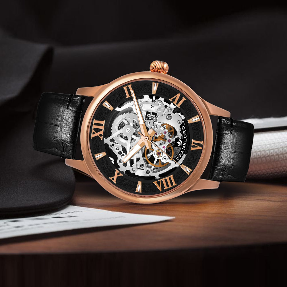 Franklord Infinity Gear Luxury Skeleton Automatic Watch