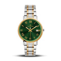Franklord Ladies Maha Vastu Watch | Green in Gold Two Tone (Harmony Edition)