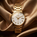 Franklord Ladies Maha Vastu Watch | White in Gold (Clarity Series)