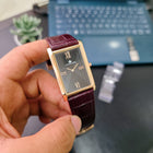 Franklord The Indian Tank Black Royale watch close-up showcasing black sunburst dial and rose gold case