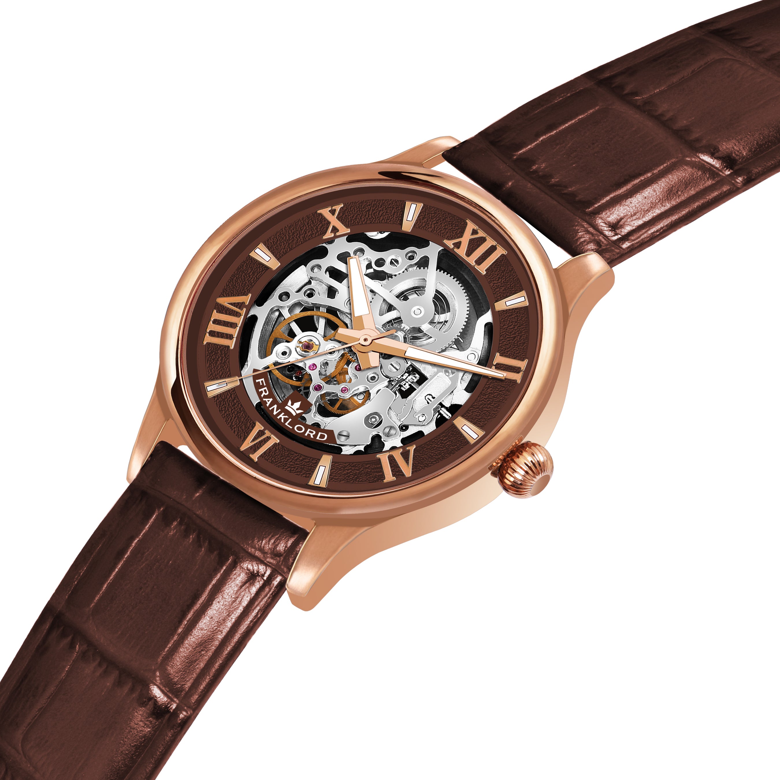 Chronograph Gunmetal Tan Leather Watch LORD Timepieces – Lord