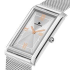 Side angle view of Franklord Platinum Luxe highlighting crown and dial depth