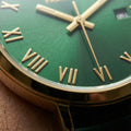Franklord Ladies Maha Vastu Watch | Green in Gold (Prosperity Series)