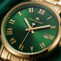 Franklord Ladies Maha Vastu Watch | Green in Gold (Prosperity Series)