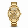 Franklord Mechanis Skeleton 3.0 - Regal Gold | Full Gold Automatic Men's Watch