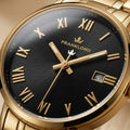 Franklord Ladies Maha Vastu Watch | Black in Gold (Authority Series)