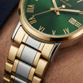 Franklord Ladies Maha Vastu Watch | Green in Gold Two Tone (Harmony Edition)