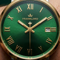 Franklord Ladies Maha Vastu Watch | Green in Gold (Prosperity Series)