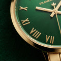 Franklord Ladies Maha Vastu Watch | Green in Gold Two Tone (Harmony Edition)